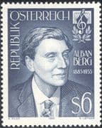 Austria 1985 Alban Berg/ Music/ Composers/ People/ Entertainment 1v (n44441)