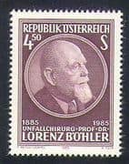 Austria 1985 Bohler / Surgeon / Medical / Health / Doctor / People 1v (n34894)