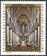 Austria 1985 Linz Diocese 20th Anniversary/ Cathedral/ Buildings/ Architecture/ Religion 1v (n44446)