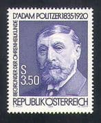 Austria 1985 Politzer/ Ears/ Sound/ Hearing/ Deaf/ Medical/ Health/ People 1v (n34896)