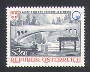 Austria 1985 Water/ Engineering/ Bridge/ Dam/ Aqueduct/ Mountains 1v (n34223)