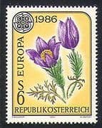 Austria 1986 Europa / Flowers / Plants / Nature 1v (n31598)