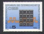 Austria 1986 Telephone / Communications / Telecomms / Technology 1v (n34145)