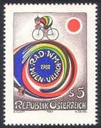 Austria 1987 Cycling / Bikes / Sport / Racing 1v (n26122)