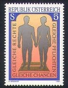 Austria 1987 Equality / People / Human Rights / Social Culture / Animation 1v (n34892)