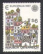 Austria 1987 Europa / Europalia Festival / Buildings / Animation 1v (n38062)