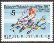Austria 1987 Ice Hockey World Championships/ Sports/ Games 1v (n25519)
