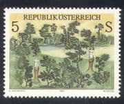 Austria 1987 Modern Art/ Painting/ Trees/ Goddesses/ Women/ Nudes/ Nature 1v (n38585)