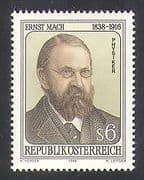 Austria 1988 Ernst Mach / Science / Physics / Scientists / People 1v (n37101)