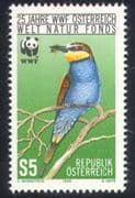 Austria 1988 WWF / Bee-eater / Birds / Nature / Wildlife 1v (n25516)