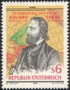 Austria 1989 Eduard Seuss/ Geologist/ Politician/ Politics/ Geology/ Maps/ Science 1v (at1074a)
