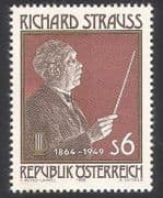 Austria 1989 Richard Strauss / Composer / Music / Opera / Arts / People 1v (n33432)