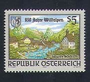 Austria 1989 Wildalpen / Buildings / Architecture / River / Animation 1v (n33647)