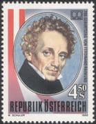 Austria 1990 Ferdinand Raimund/ Actor/ Playwright Theatre/ Entertainment/ People 1v (at1091a)