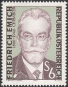 Austria 1990 Friedrich Emich/ Chemist/ Science/ Chemistry/ Scientists 1v (at1089a)