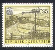 Austria 1990 National Parks / Vineyards / Wine / Plants / Nature / Windmill 1v (n38597)