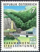 Austria 1991 Karawankel Road Tunnel/ Transport/ Engineering/ Buildings/ Mountains 1v (n42562)
