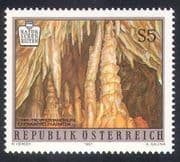 Austria 1991 National Parks / Caves / Caverns / Stalactites / Stalagmites 1v (n38599)