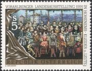 Austria 1991 People/ Traditional Costumes/ Clothes/ Art/ Design/ Paintings 1v (at1128a)