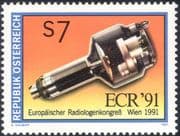 Austria 1991 X-Ray Tube/ Medical/ Health/ Radiology Congress/ X-Rays 1v (n44447)