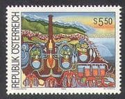Austria 1992 Modern Art / Painting / Paintings / Buildings / Artists 1v (n38060)