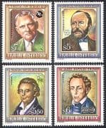 Austria 1992 Scientists/ Science/ Flowers/ Plants/ Sound/ Chemistry/ People 4v (n40788)