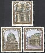 Austria 1993 Architects / Buildings / Architecture / Design / Palace / Opera 3v set n40619