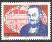 Austria 1993 Charles Sealsfield / Authors / Writers / Books / Literature / Horse 1v n40661