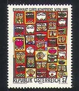 Austria 1993 EU Conference / Heads / Animation 1v (n31418)