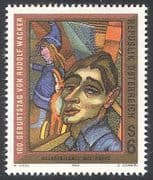 Austria 1993 Rudolf Wacker / Modern Art / Artists / Paintings / People 1v (n40629)