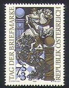 Austria 1993 Stamp Day/ Horses/ Knights/ Chess/ "i's" Design/ Sport/ Games 1v (n32008)