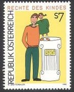 Austria 1993 United Nations / UN / Children's Rights / Animation / Cartoon 1v (n40663)