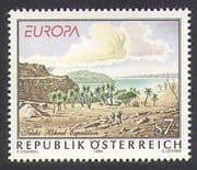 Austria 1994 Europa / Exploration / Palm Trees / lake / Nature / Plants 1v (n38064)