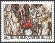 Austria 1995 Adolf Frohner/ Modern Art/ Contemporary/ Paintings/ Artists 1v (n42009)