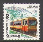 Austria 1998 Trains/ Transport/ Railcar/ Rail/ Railways 1v (n23509)