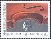 Austria 2000 Vienna Symphony Orchestra 100th/ Violin/ Music/ Musical Instruments 1v (n44374)