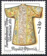 Austria 2001 Arts/ Crafts/ Clothes/ Costume/ Coats/ Embroidery/ Sewing 1v (n41222)