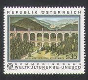 Austria 2001 UNESCO/ Railways/ Rail/ Viaduct/ Bridge/ Buildings/ Heritage/ Construction/ Architecture 1v (n35423)