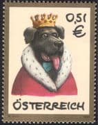 Austria 2002 Animated Dog/ Animals/ Dogs/ Cartoons/ Nature/ Animation 1v (s2348)