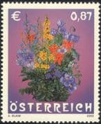 Austria 2002 Bouquet/ Flowers/ Plants/ Nature/ Adolf Blaim/ Art/ Artists 1v (at1143)