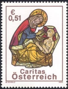 Austria 2002 Caritas/ Charity/ Health/ Welfare/ Medical/ People/ Animation 1v (at1145)