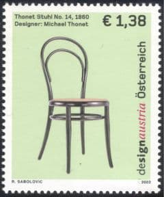 Austria 2002 Furniture Design/ Chair/ Business/ Commerce/ Art/ Craft 1v (at1033)