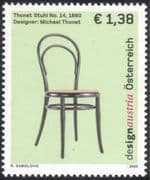 Austria 2002 Furniture Design/ Chair/ Business/ Commerce/ Art/ Craft 1v (at1033)