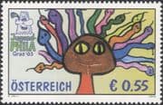 Austria 2003 Children's Drawing/ Art/ Paintings/ Animation/ StampEx 1v (at1210)