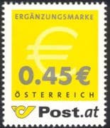 Austria 2003 Make Up Rate Stamp/ Definitive/ Post Office Logo/ Emblem 1v (at1039)