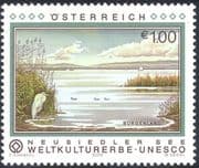 Austria 2003 UNESCO/ Heritage/ Lake/ Birds/ Nature/ Wildlife/ Conservation 1v (at1024)