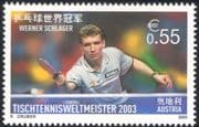 Austria 2003 Walter Schlager/ World Table Tennis Champion/ Sports/ Games 1v (at1040)