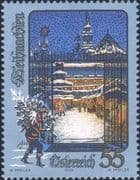 Austria 2004 Christmas/ Greetings /Salzburg Market/ Buildings/ Presents 1v (at1303a)