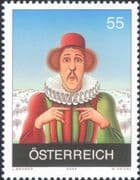 Austria 2004 Josef Bramer/ Modern Art/ Contemporary/ Paintings/ Artists/ Jester 1v (at1245a)