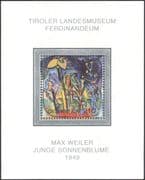 Austria 2004 Max Weiller/ Modern Art/ Contemporary/ Young Sunflower/ Flowers / Artists 1v m/s (at1125)